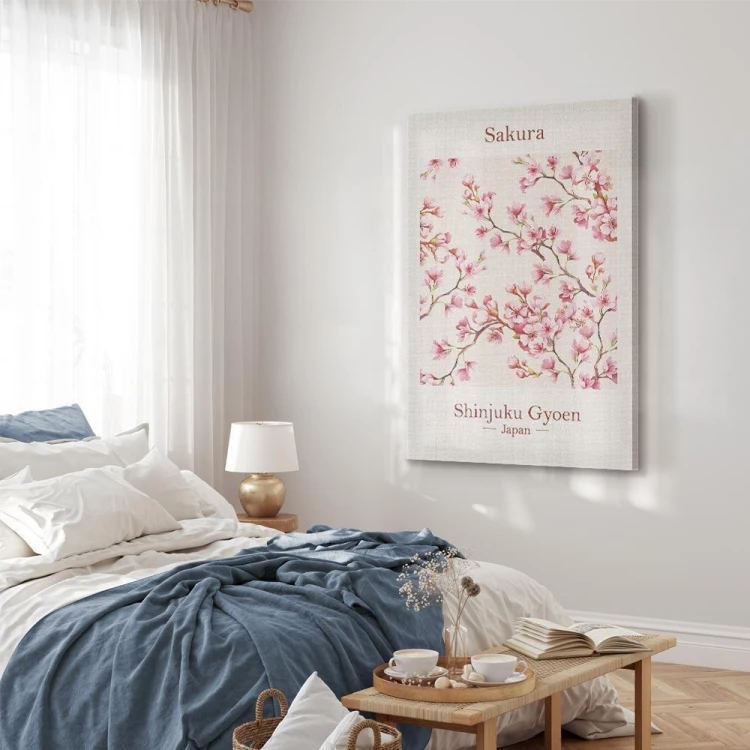 Obraz - Sakura (1-częściowy) pionowy