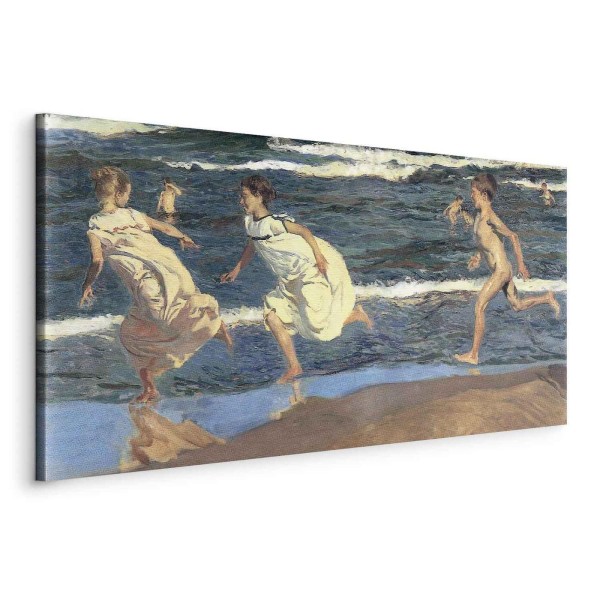 Obraz - Joaquín Sorolla y Bastida – Bieg wzdłuż plaży