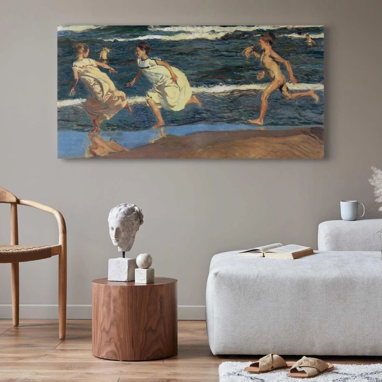 Obraz - Joaquín Sorolla y Bastida – Bieg wzdłuż plaży