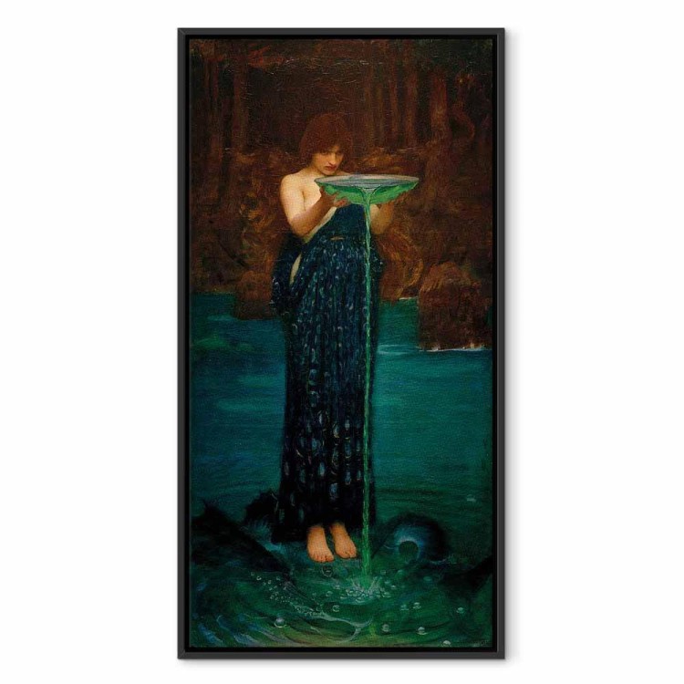 Obraz - John William Waterhouse – Zazdrosna Kirke