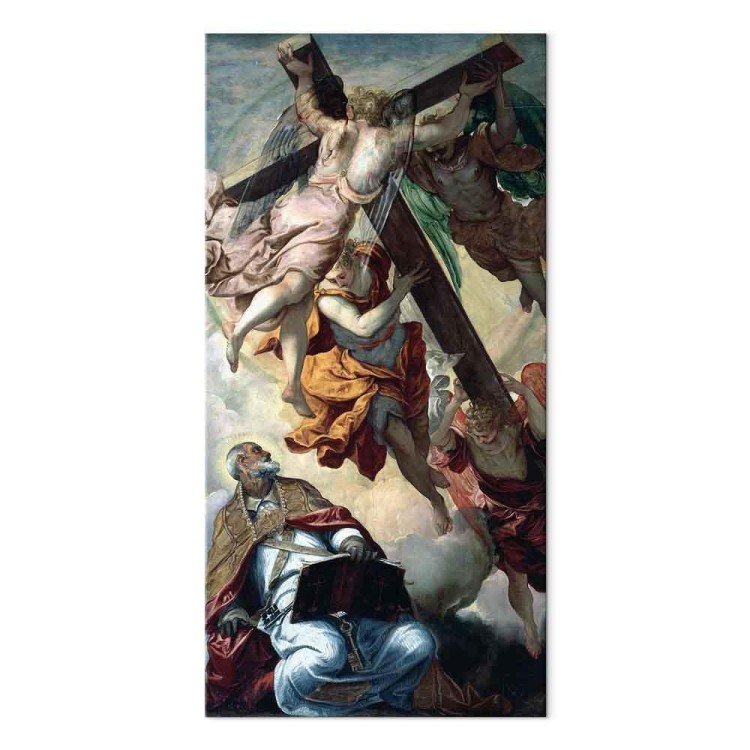 Obraz - Tintoretto – Objawienie Krzyża św Piotrowiowi