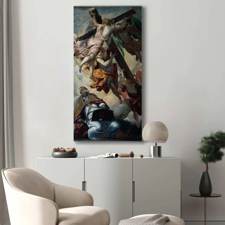 Obraz - Tintoretto – Objawienie Krzyża św Piotrowiowi