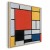 Obraz - Piet Mondrian – Kompozycja z czerwonym, żółtym, niebieskim i czarnym