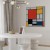 Obraz - Piet Mondrian – Kompozycja z czerwonym, żółtym, niebieskim i czarnym