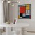 Obraz - Piet Mondrian – Kompozycja z czerwonym, żółtym, niebieskim i czarnym