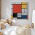 Obraz - Piet Mondrian – Kompozycja z czerwonym, żółtym, niebieskim i czarnym