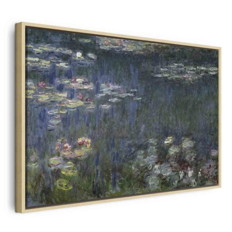 Obraz - Claude Monet – Nenufary (lilie wodne): zielone refleksy