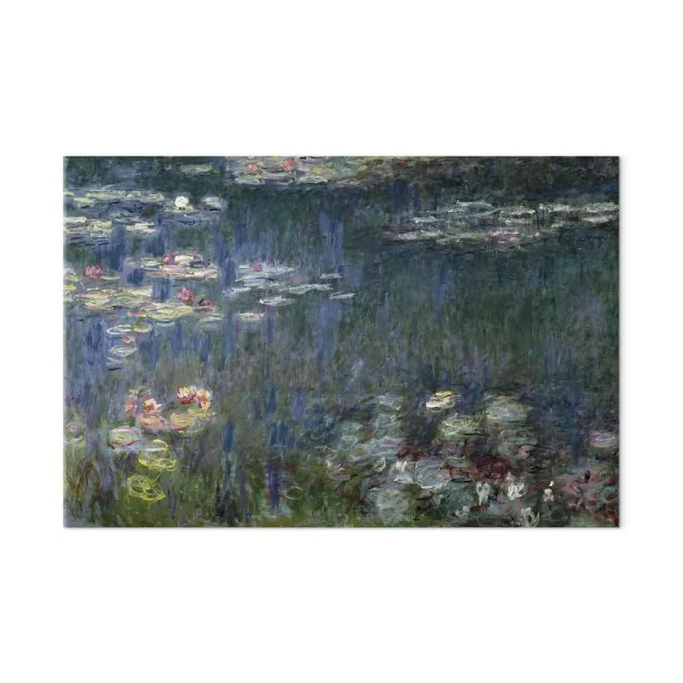 Obraz - Claude Monet – Nenufary (lilie wodne): zielone refleksy