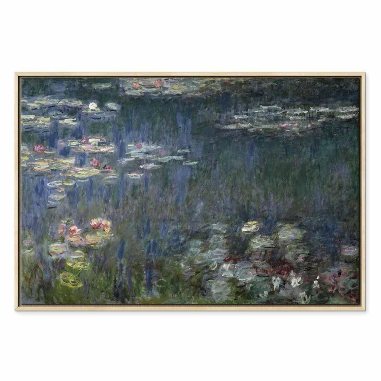 Obraz - Claude Monet – Nenufary (lilie wodne): zielone refleksy