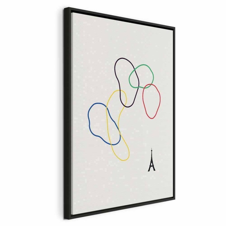Obraz - Kolorowe koła- grafika cyfrowa - minimalizm