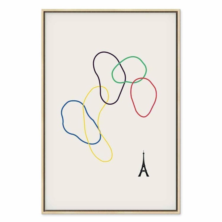Obraz - Kolorowe koła- grafika cyfrowa - minimalizm