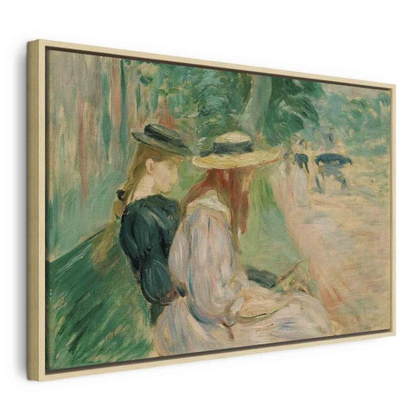 Obraz - Berthe Morisot – Na ławce w Lasku Bulońskim