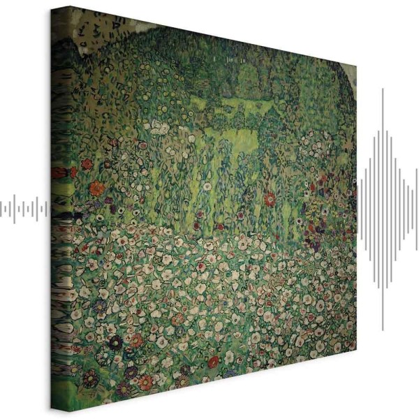 Obraz - Gustav Klimt – Gartenlandschaft mit Bergkuppe