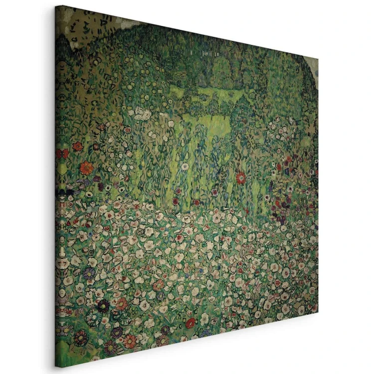 Obraz - Gustav Klimt – Gartenlandschaft mit Bergkuppe