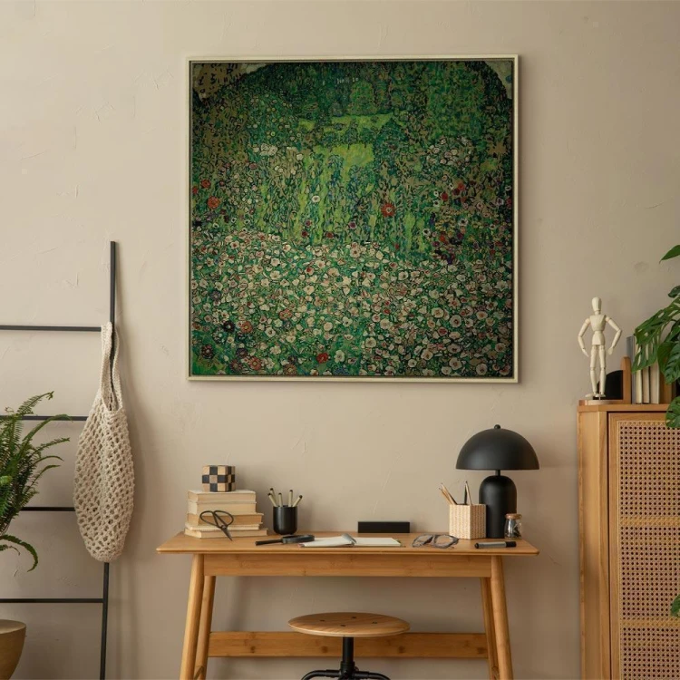 Obraz - Gustav Klimt – Gartenlandschaft mit Bergkuppe