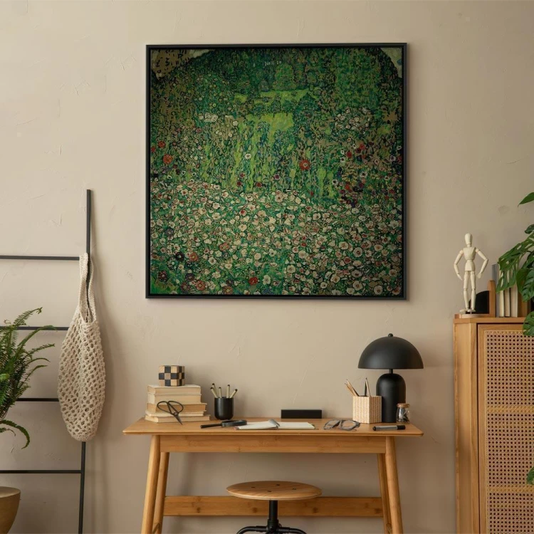 Obraz - Gustav Klimt – Gartenlandschaft mit Bergkuppe