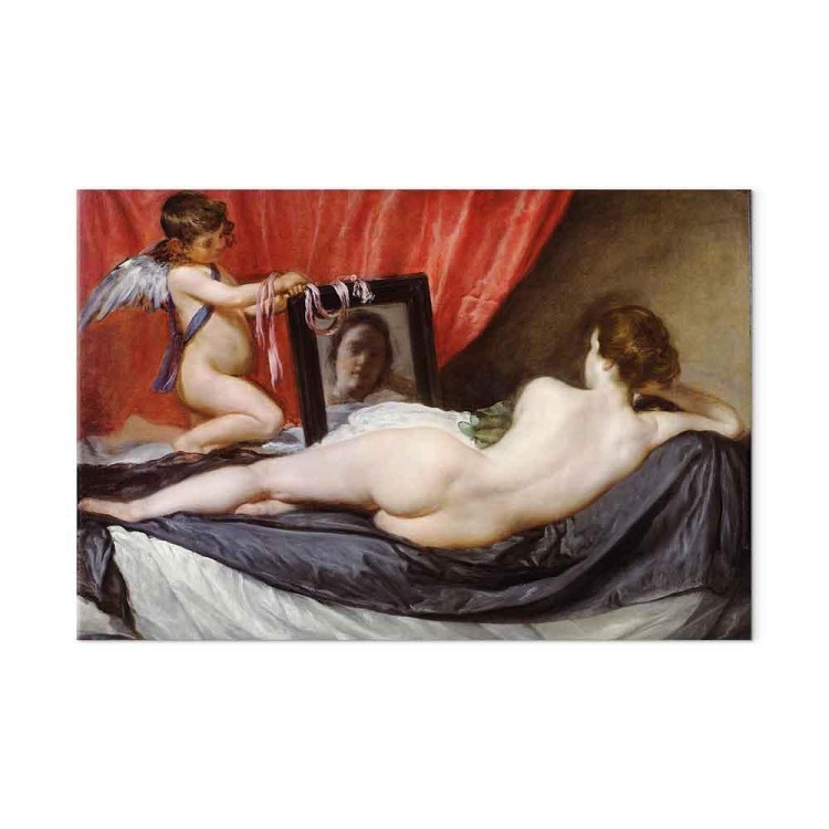 Obraz - Diego Velázquez – Wenus z lustrem (Toaleta Wenus)
