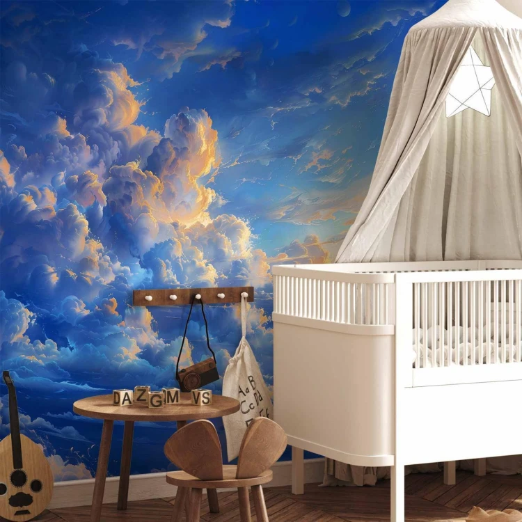 Fototapeta - Gdy niebo staje się płótnem: artystyczne dzieło natury w chmurach