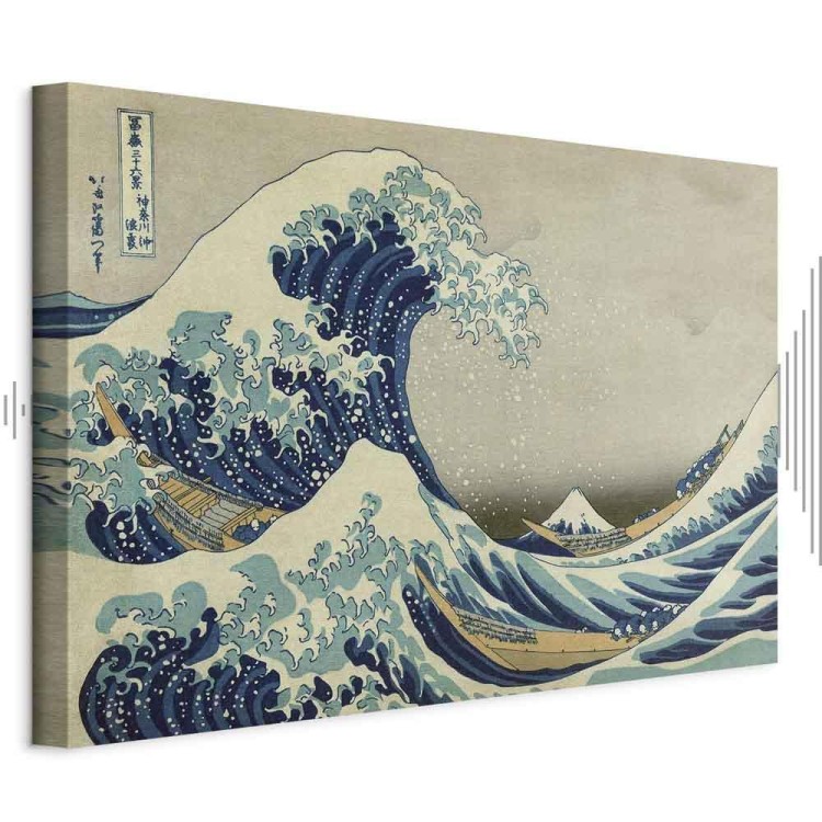 Obraz - Hokusai Katsushika – Wielka fala w Kanagawie