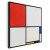 Obraz - Piet Mondrian – Kompozycja nr III z czerwonym, niebieskim, żółtym i czarnym