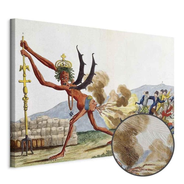 Obraz - Jacques-Louis David – Karykatura rządu angielskiego