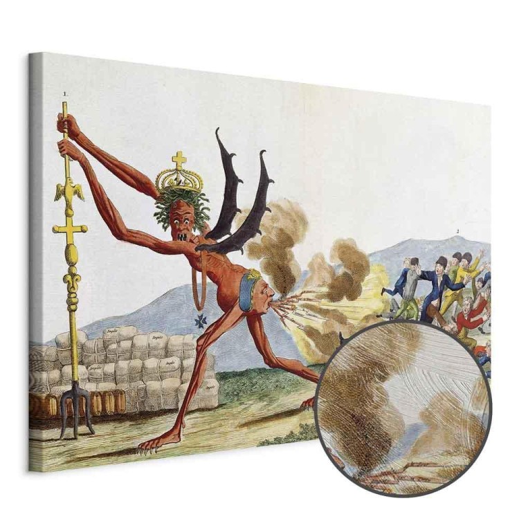 Obraz - Jacques-Louis David – Karykatura rządu angielskiego