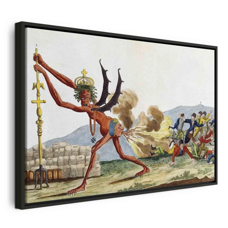 Obraz - Jacques-Louis David – Karykatura rządu angielskiego