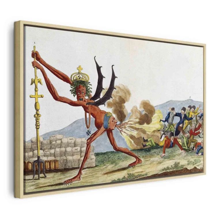 Obraz - Jacques-Louis David – Karykatura rządu angielskiego
