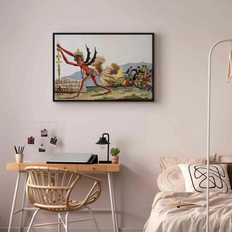 Obraz - Jacques-Louis David – Karykatura rządu angielskiego