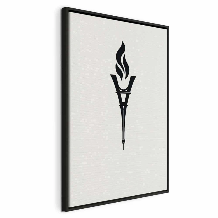 Obraz - Znicz w kształcie odwróconej wieży Eiffla