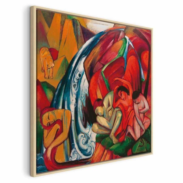 Obraz - Franz Marc – Wodospad (Kobiety pod wodospadem)