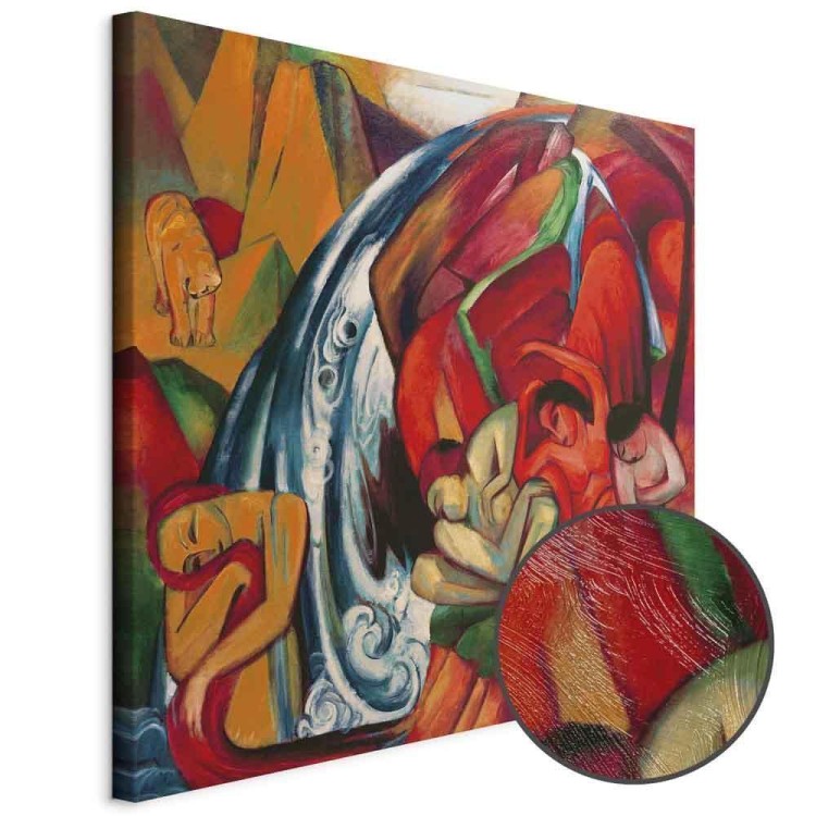 Obraz - Franz Marc – Wodospad (Kobiety pod wodospadem)