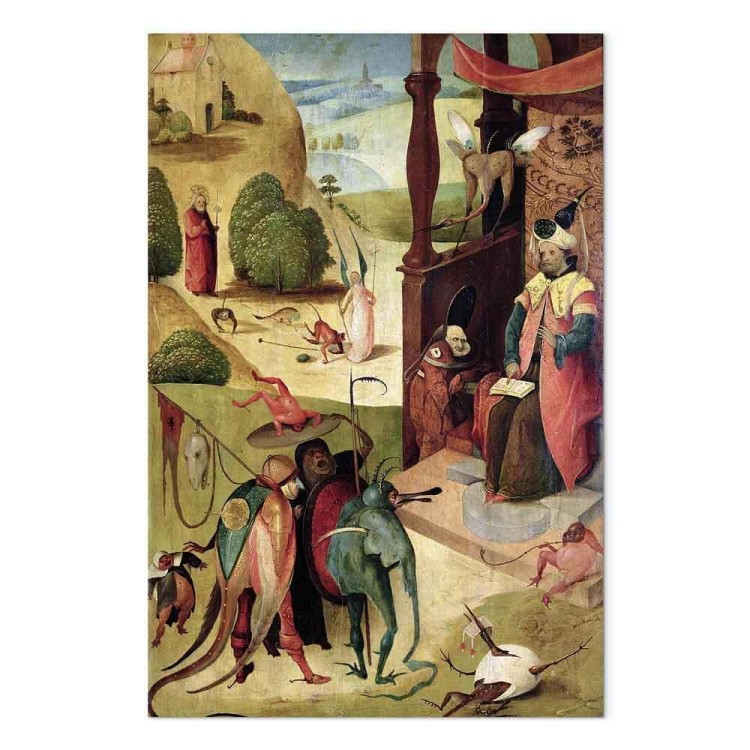 Obraz - Hieronim Bosch – Święty Jakub i czarnoksiężnik