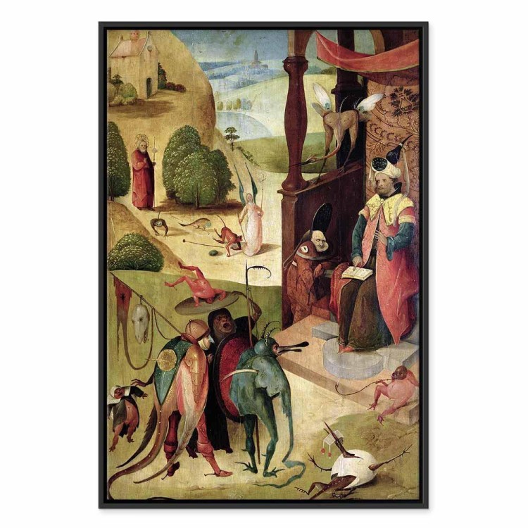 Obraz - Hieronim Bosch – Święty Jakub i czarnoksiężnik