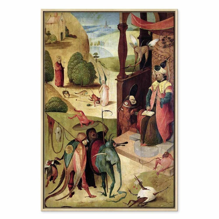 Obraz - Hieronim Bosch – Święty Jakub i czarnoksiężnik