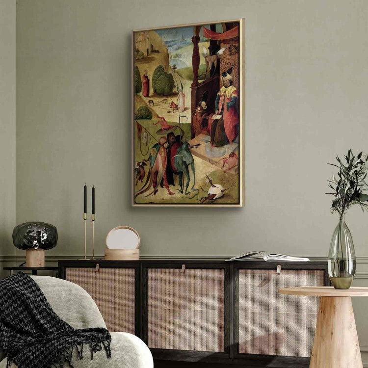 Obraz - Hieronim Bosch – Święty Jakub i czarnoksiężnik