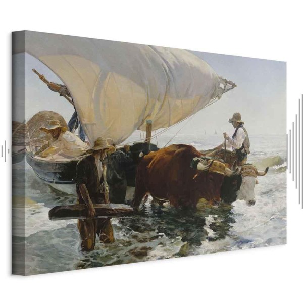 Obraz - Joaquín Sorolla y Bastida – Powrót z połowu