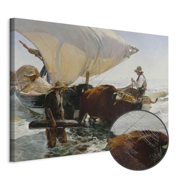 Obraz - Joaquín Sorolla y Bastida – Powrót z połowu