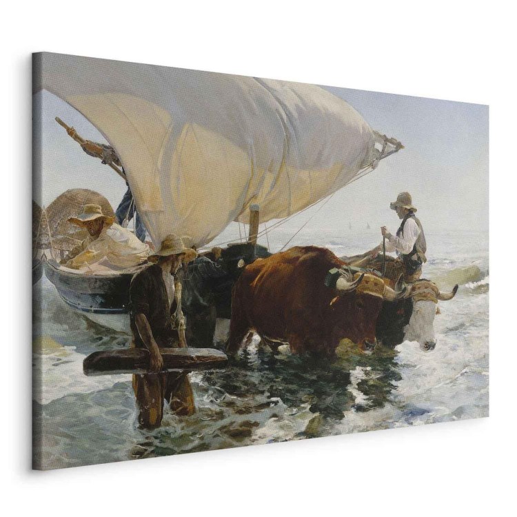 Obraz - Joaquín Sorolla y Bastida – Powrót z połowu