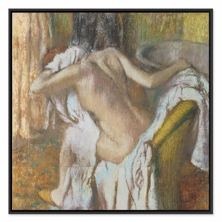 Obraz - Edgar Degas – Dziewczyna wycierająca się