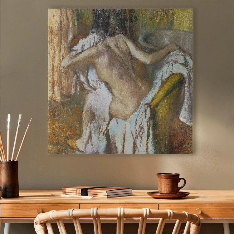 Obraz - Edgar Degas – Dziewczyna wycierająca się