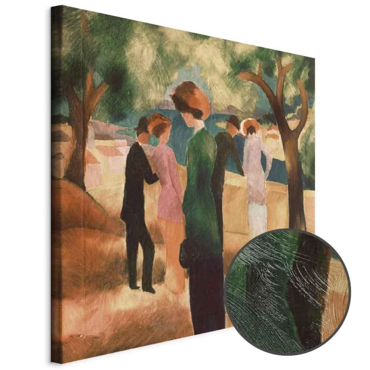 Obraz - August Macke – Kobieta w zielonym żakiecie