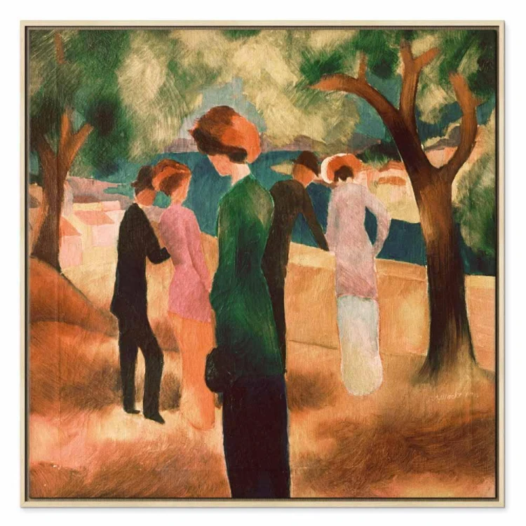 Obraz - August Macke – Kobieta w zielonym żakiecie