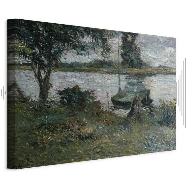 Obraz - Paul Gauguin – Flußufer