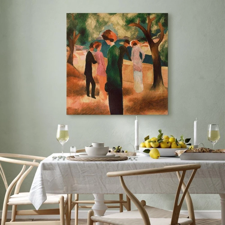 Obraz - August Macke – Kobieta w zielonym żakiecie