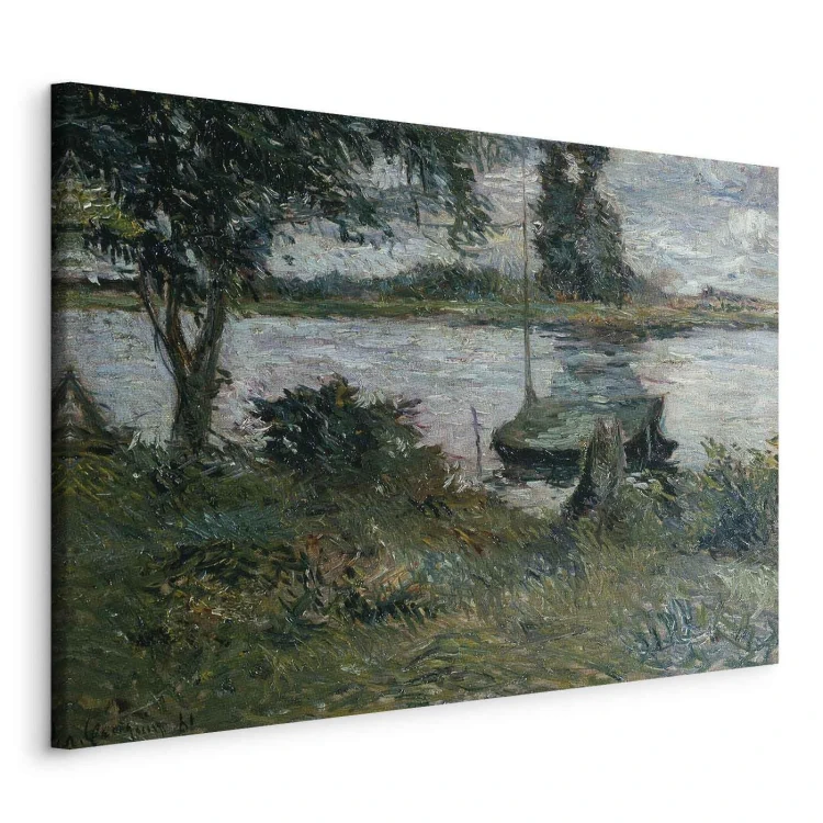 Obraz - Paul Gauguin – Flußufer