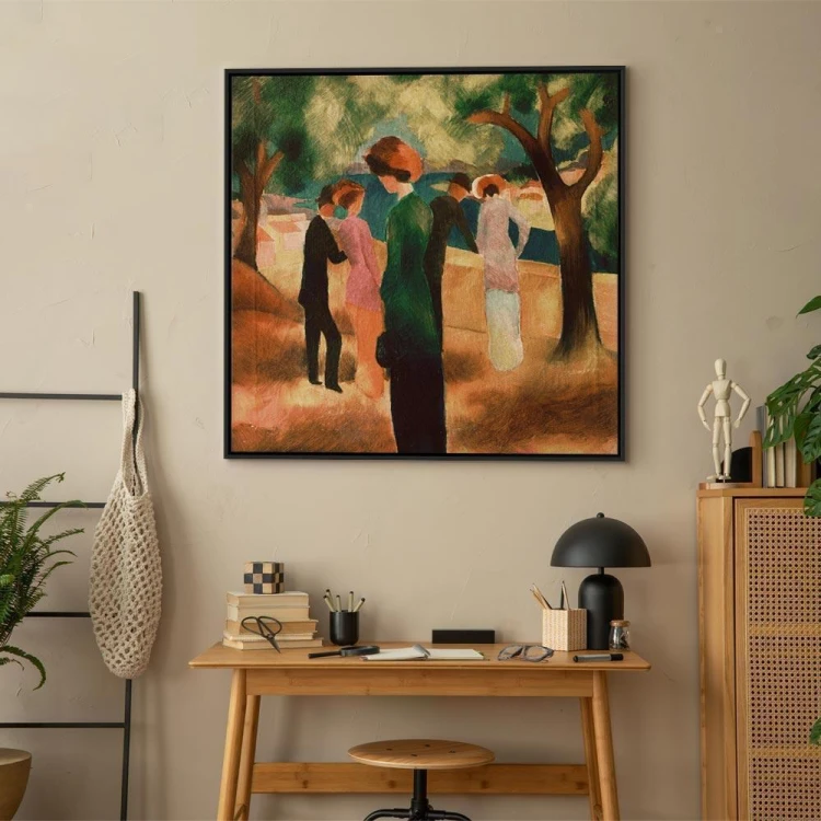 Obraz - August Macke – Kobieta w zielonym żakiecie