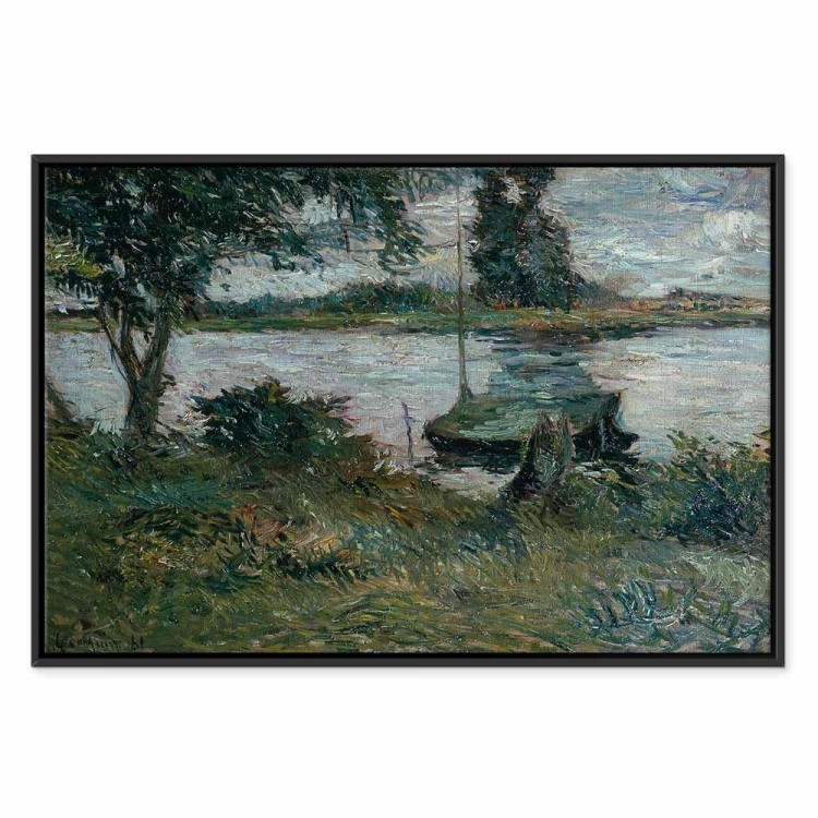 Obraz - Paul Gauguin – Flußufer