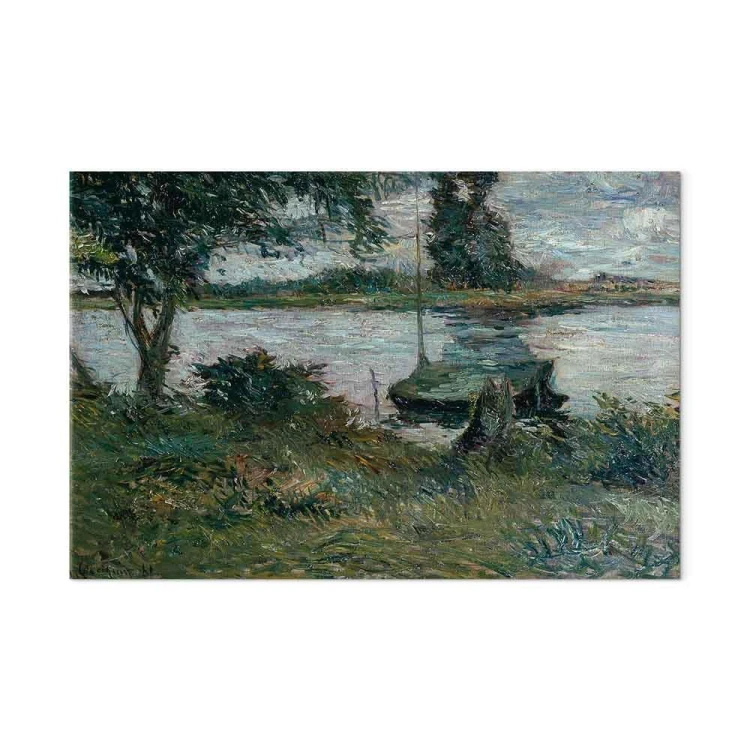 Obraz - Paul Gauguin – Flußufer
