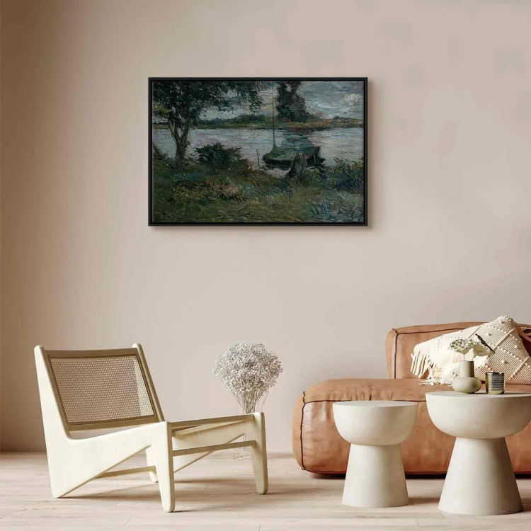Obraz - Paul Gauguin – Flußufer